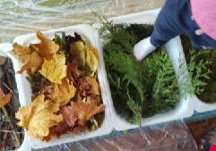 Dziecko podczas warsztatów sensorycznych.