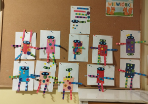 Gotowe prace plastyczne- kolorowe roboty wykonane przez dzieci